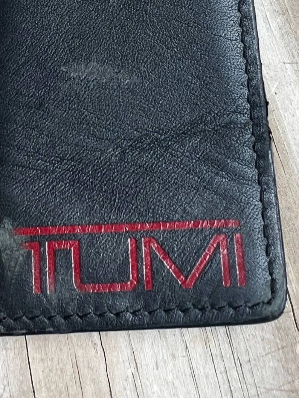 Leather Tumi Luggage Tag